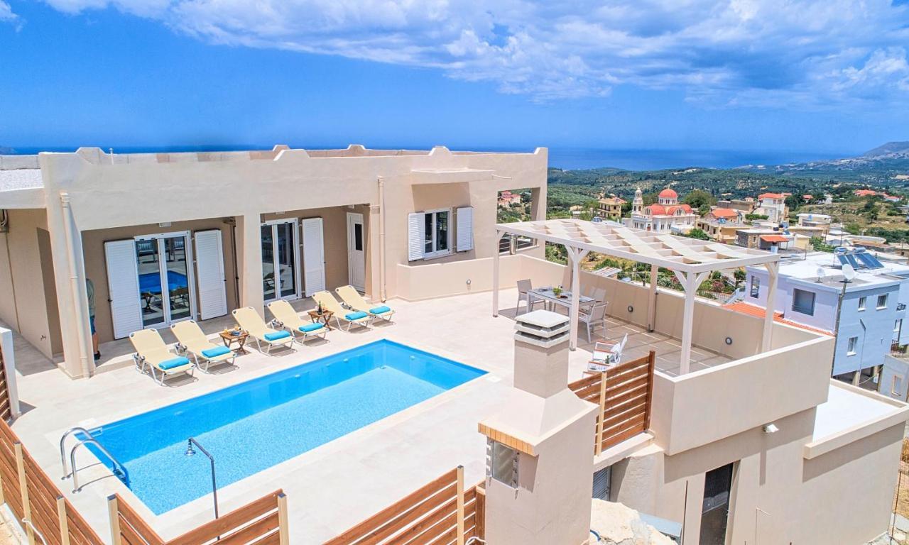 Villa Di Giorgio Heated Pool Kournás 外观 照片